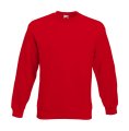 Heren Sweater Fruit of the Loom Set-In 62-154-0 Red